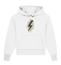 Shirtigo Hoodies White / S Sob "Shred or Alive" Front - Organic Oversize Hoodie (Flip Label) E-Bike-Community