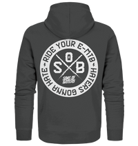Shirtigo Jacken/ Zipper Anthracite / S Haters gonna Hate - Organic Zipper (Flip Label) E-Bike-Community