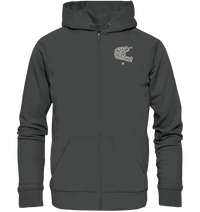 Shirtigo Jacken/ Zipper Anthracite / XS The Power of Movement - Front / Backprint -  - Organic Zipper (Flip Label) E-Bike-Community