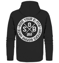 Shirtigo Jacken/ Zipper Black / S Haters gonna Hate - Organic Zipper (Flip Label) E-Bike-Community
