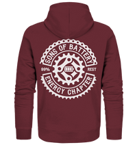 Shirtigo Jacken/ Zipper Burgundy / XS Sons of Battery - Classic OG - Organic Zipper (Flip Label) E-Bike-Community