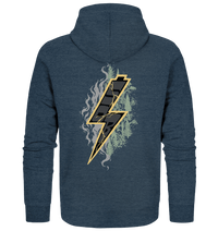 Shirtigo Jacken/ Zipper Dark Heather Blue / S Sob "Shred or Alive" Front - Organic Zipper (Flip Label) E-Bike-Community