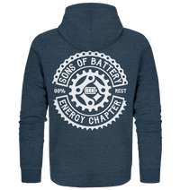 Shirtigo Jacken/ Zipper Dark Heather Blue / XS Sons of Battery - Classic OG - Organic Zipper (Flip Label) E-Bike-Community