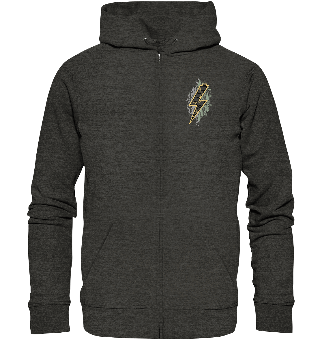 Shirtigo Jacken/ Zipper Dark Heather Grey / S SoB - Shred or Alive - Organic Zipper E-Bike-Community