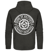 Shirtigo Jacken/ Zipper Dark Heather Grey / XS Sons of Battery - Classic OG - Organic Zipper (Flip Label) E-Bike-Community