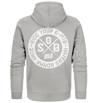 Shirtigo Jacken/ Zipper Heather Grey / S Haters gonna Hate - Organic Zipper (Flip Label) E-Bike-Community