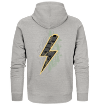 Shirtigo Jacken/ Zipper Heather Grey / S Sob "Shred or Alive" Front - Organic Zipper (Flip Label) E-Bike-Community