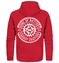 Shirtigo Jacken/ Zipper Red / XS Sons of Battery - Classic OG - Organic Zipper (Flip Label) E-Bike-Community