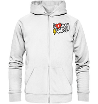 Shirtigo Jacken/ Zipper White / S I Love my Hobel - (Flip Label) - Organic Zipper E-Bike-Community