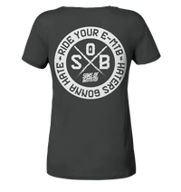 Shirtigo Lady-Shirts Anthracite / S Haters gonna Hate - Ladies Organic Shirt (Flip Label) E-Bike-Community