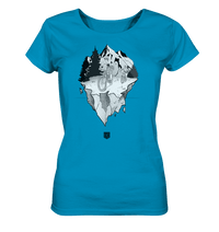 Shirtigo Lady-Shirts Azur / S Freedom - Ladies Organic Shirt (Flip Label) E-Bike-Community