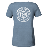Shirtigo Lady-Shirts Mid Heather Blue / S Sons of Battery - Classic OG - Ladies Organic Shirt (meliert) (Flip Label) E-Bike-Community