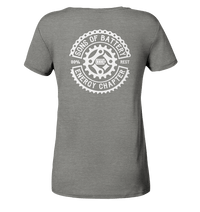Shirtigo Lady-Shirts Mid Heather Grey / S Sons of Battery - Classic OG - Ladies Organic Shirt (meliert) (Flip Label) E-Bike-Community