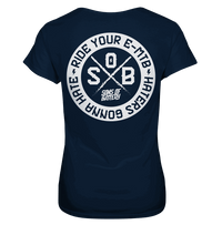 Shirtigo Lady-Shirts Navy / XS Haters gonna Hate - Ladies Premium Shirt (Ohne Flip Label) E-Bike-Community