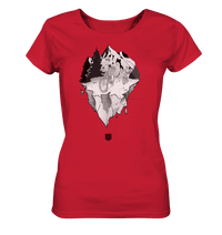 Shirtigo Lady-Shirts Red / S Freedom - Ladies Organic Shirt (Flip Label) E-Bike-Community