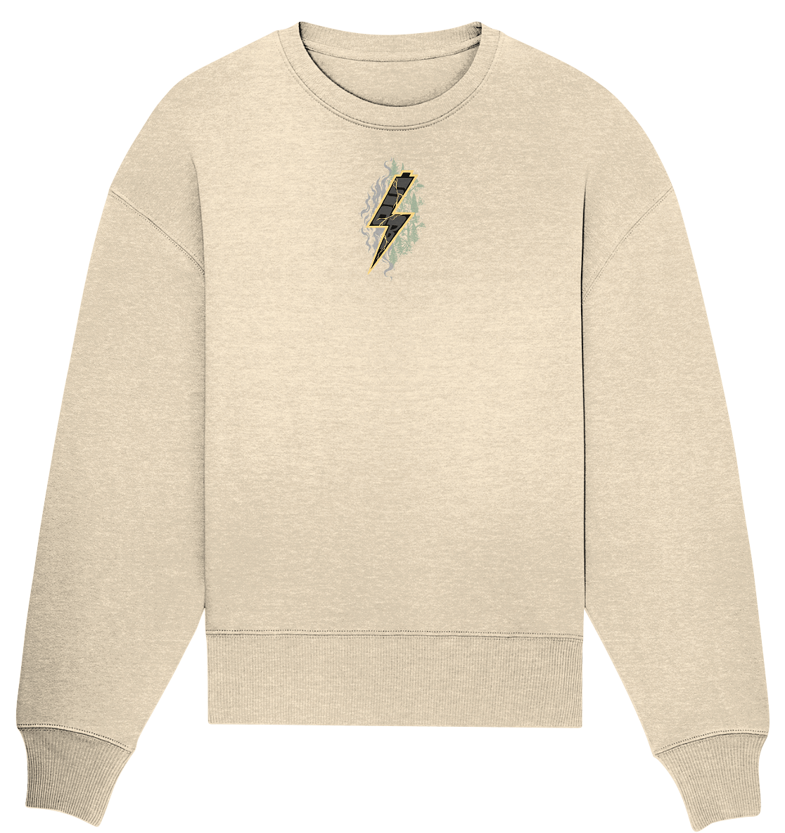 Shirtigo Sweatshirts Natural Raw / S SoB - Shred or Alive - Organic Oversize Sweatshirt E-Bike-Community