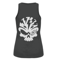 Shirtigo Tank-Tops Anthracite / S SoB Skull White - Ladies Organic Tank-Top E-Bike-Community