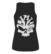 Shirtigo Tank-Tops Black / S SoB Skull White - Ladies Organic Tank-Top E-Bike-Community