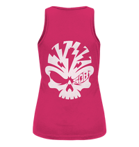 Shirtigo Tank-Tops Raspberry / S SoB Skull White - Ladies Organic Tank-Top E-Bike-Community