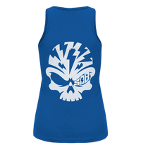 Shirtigo Tank-Tops Royal Blue / S SoB Skull White - Ladies Organic Tank-Top E-Bike-Community