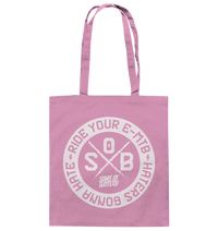 Shirtigo Taschen Classic Pink / ca. 38x42 Haters gonna Hate - Baumwolltasche E-Bike-Community