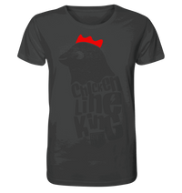 Shirtigo Unisex-Shirts Anthracite / XS Chicken Line - King  - Organic Shirt E-Bike-Community