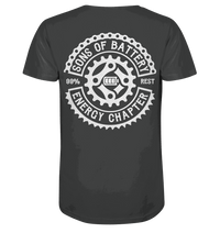 Shirtigo Unisex-Shirts Anthracite / XS Sons of Battery - Classic OG - Organic Shirt (Flip Label) E-Bike-Community