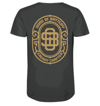 Shirtigo Unisex-Shirts Anthracite / XS Sons of Battery - Vintage Logo - Organic Shirt E-Bike-Community