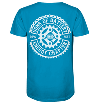 Shirtigo Unisex-Shirts Azur / XS Sons of Battery - Classic OG - Organic Shirt (Flip Label) E-Bike-Community