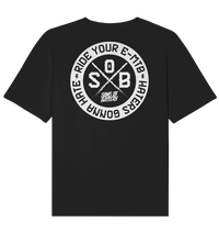 Shirtigo Unisex-Shirts Black / XS Haters gonna Hate - Organic Relaxed Shirt (Flip Label) E-Bike-Community