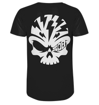 Shirtigo Unisex-Shirts Black / XS SoB Skull White - Organic Shirt E-Bike-Community