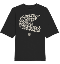 Shirtigo Unisex-Shirts Black / XS The Power of Movement - Front Print - Organic Oversize Shirt (Flip Label) E-Bike-Community