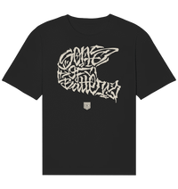 Shirtigo Unisex-Shirts Black / XS The Power of Movement - Front Print- Organic Relaxed Shirt (Flip Label) E-Bike-Community