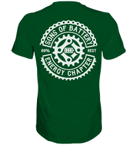 Shirtigo Unisex-Shirts Bottle Green / S Sons of Battery - Classic OG - Premium Shirt (kein Flip Label) E-Bike-Community