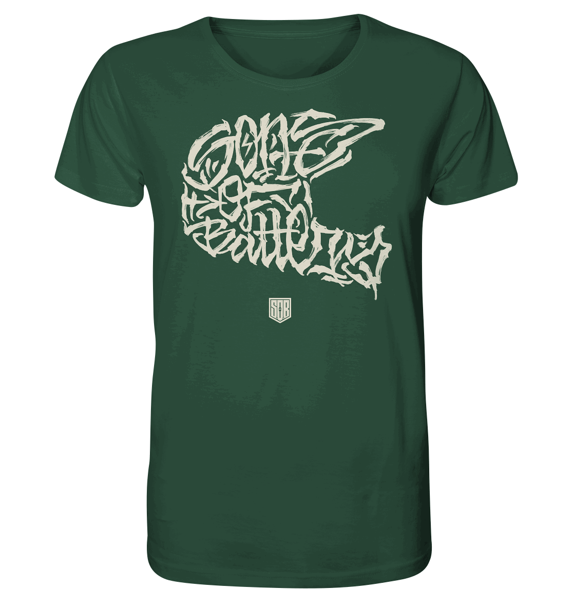 Shirtigo Unisex-Shirts Bottle Green / XS The Power of Movement - Front / Backprint - 2 Side Organic Shirt (Flip Label) E-Bike-Community