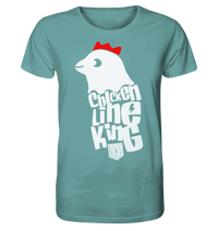 Shirtigo Unisex-Shirts Citadel Blue / XS Chicken Line - King - Weiß - Organic Shirt E-Bike-Community