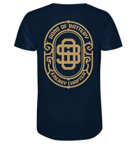 Shirtigo Unisex-Shirts French Navy / XS Sons of Battery - Vintage Logo - Organic Shirt E-Bike-Community