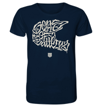 Shirtigo Unisex-Shirts French Navy / XS The Power of Movement - Front / Backprint - 2 Side Organic Shirt (Flip Label) E-Bike-Community