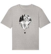 Shirtigo Unisex-Shirts Heather Grey / XS Freedom - Organic Relaxed Shirt (Flip Label) E-Bike-Community