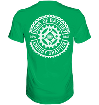 Shirtigo Unisex-Shirts Kelly Green / S Sons of Battery - Classic OG - Premium Shirt (kein Flip Label) E-Bike-Community