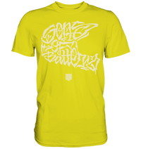 Shirtigo Unisex-Shirts Pixel Lime / S The Power of Movement - Front Print - Premium Shirt - (Flip Label) E-Bike-Community