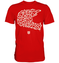 Shirtigo Unisex-Shirts Red / S The Power of Movement - Front Print - Premium Shirt - (Flip Label) E-Bike-Community