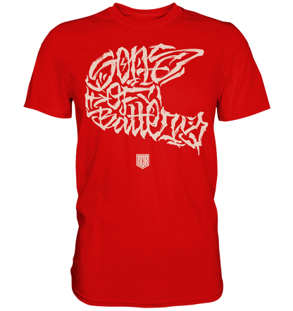Shirtigo Unisex-Shirts Red / S The Power of Movement - Front Print - Premium Shirt - (Flip Label) E-Bike-Community