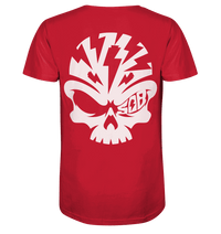 Shirtigo Unisex-Shirts Red / XS SoB Skull White - Organic Shirt E-Bike-Community