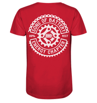 Shirtigo Unisex-Shirts Red / XS Sons of Battery - Classic OG - Organic Shirt (Flip Label) E-Bike-Community