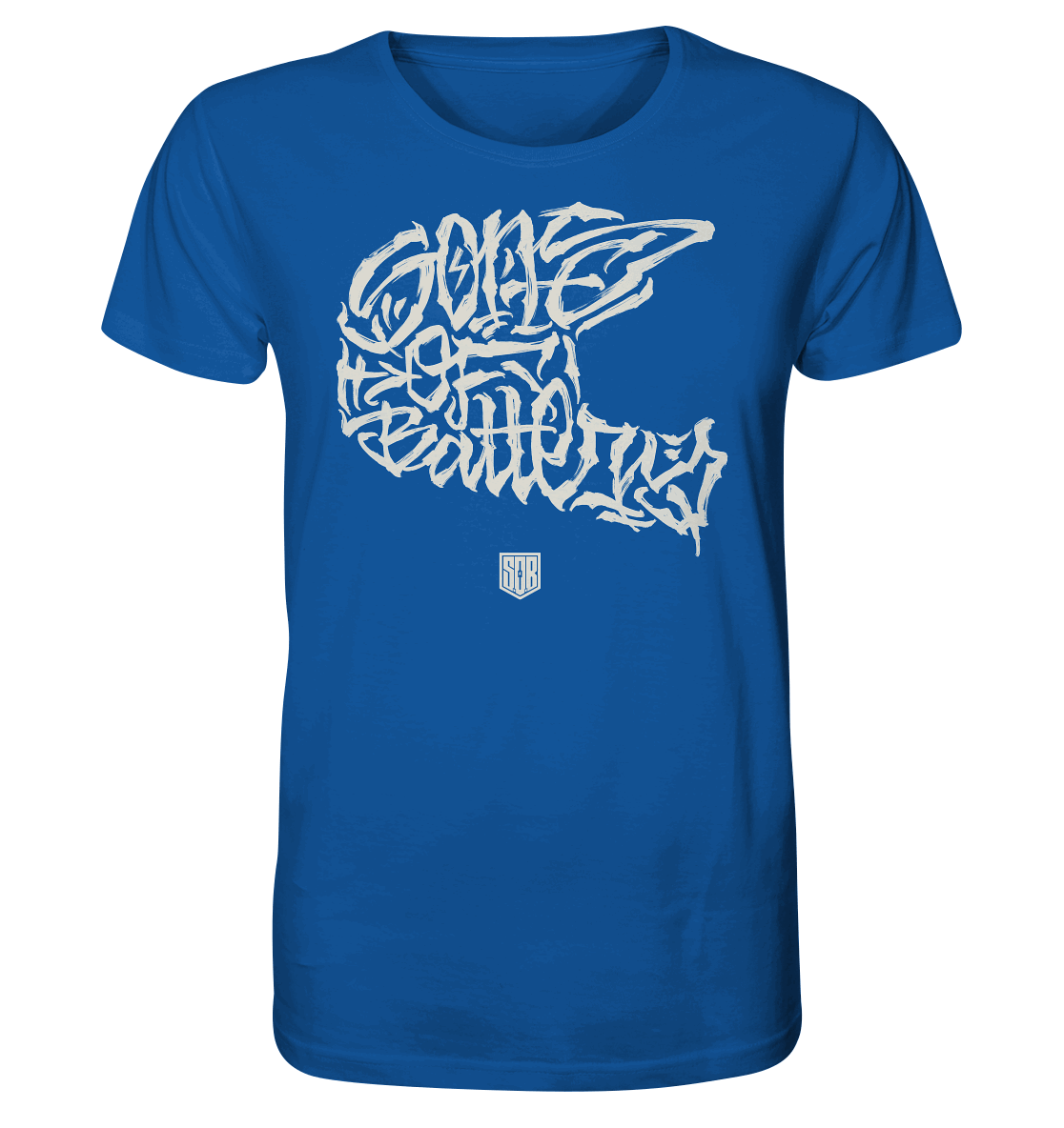 Shirtigo Unisex-Shirts Royal Blue / XS The Power of Movement - Front / Backprint - 2 Side Organic Shirt (Flip Label) E-Bike-Community