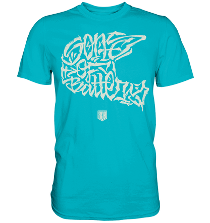Shirtigo Unisex-Shirts Swimming Pool / S The Power of Movement - Front Print - Premium Shirt - (Flip Label) E-Bike-Community