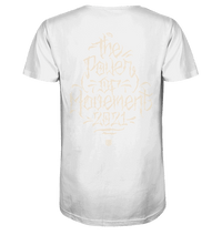 Shirtigo Unisex-Shirts The Power of Movement - Front / Backprint - 2 Side Organic Shirt (Flip Label) E-Bike-Community