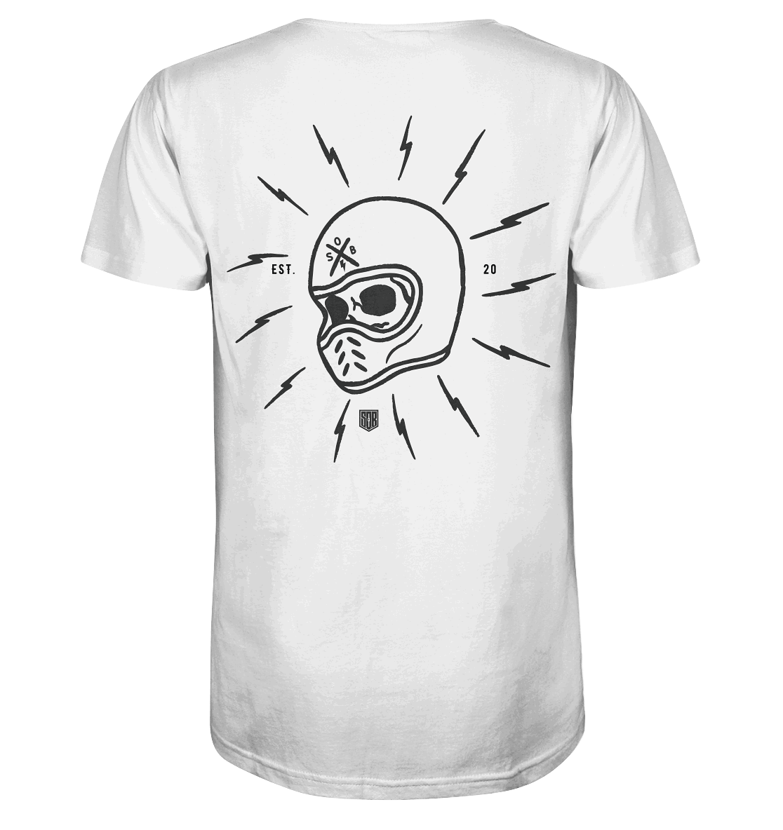 Shirtigo Unisex-Shirts White / XS Skullhill Shirt  - Organic Shirt E-Bike-Community
