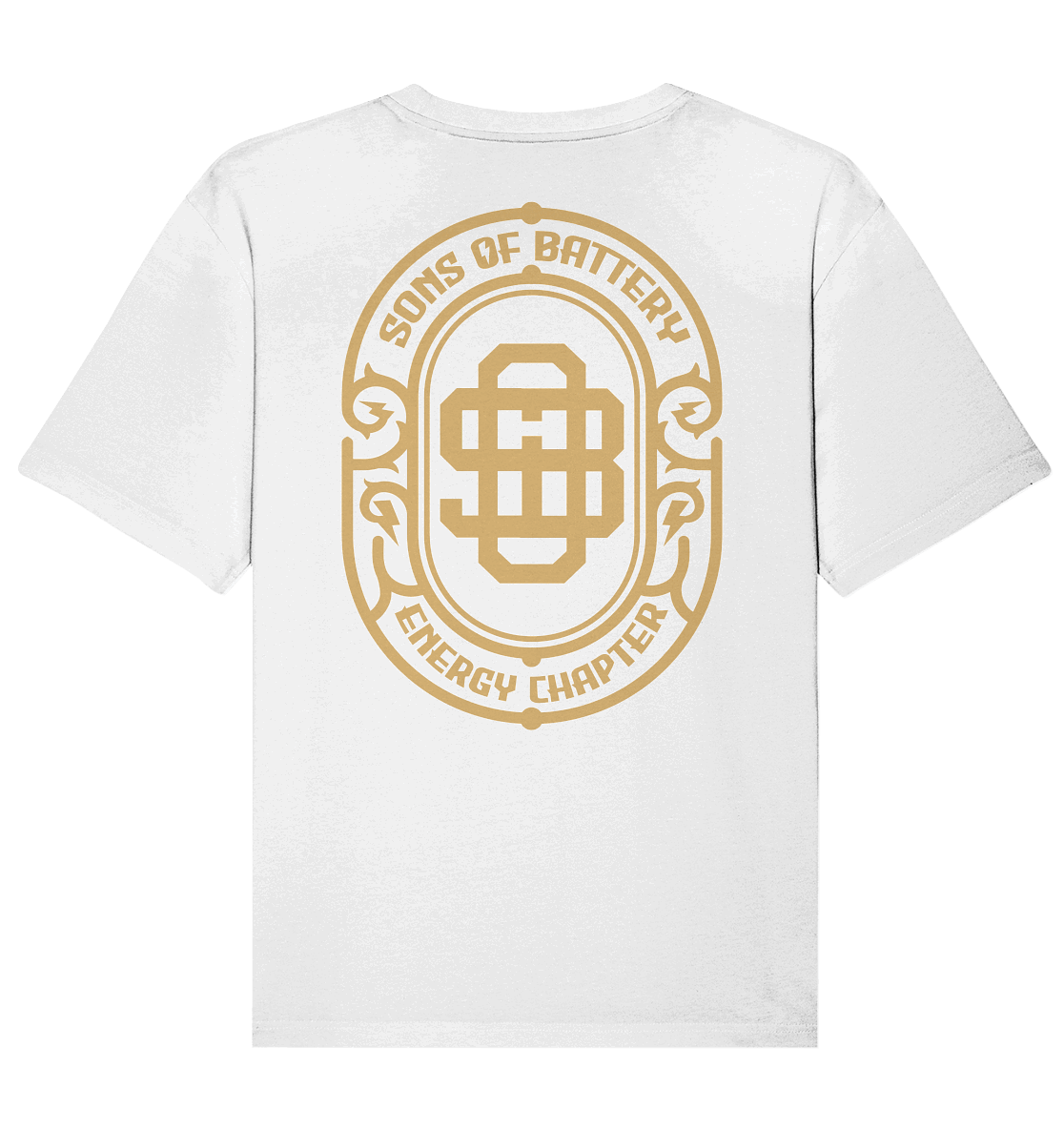 Shirtigo Unisex-Shirts White / XS Sons of Battery - Vintage Logo - Organic Relaxed Shirt E-Bike-Community